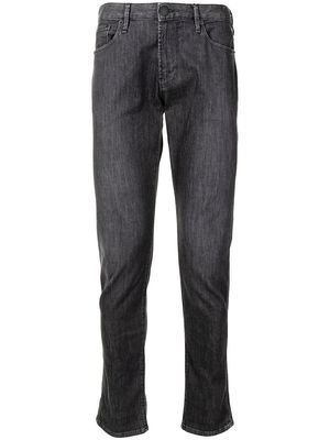 Emporio Armani high waist slim fit jeans - Grey