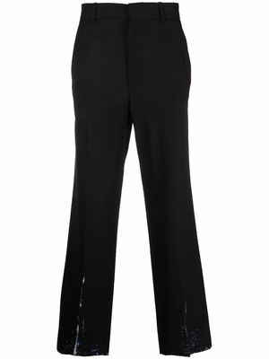 Ader Error mid-rise tailored trousers - Black