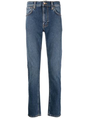 Nudie Jeans mid-rise slim-cut jeans - Blue