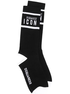 Dsquared2 ICON ankle socks - Black