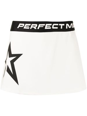 Perfect Moment starlight mini skirt - White