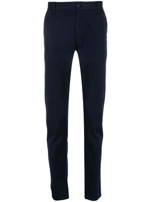 Emporio Armani slim-fit tailored trousers - Blue