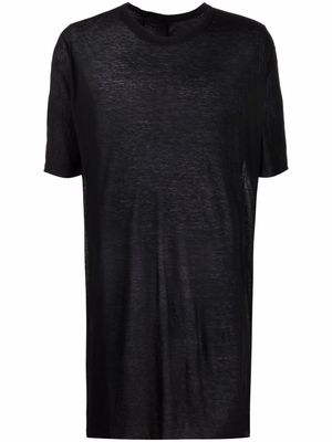 Boris Bidjan Saberi longline wool-blend T-shirt - Black