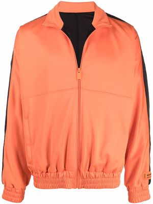 Heron Preston logo-patch track jacket - Orange