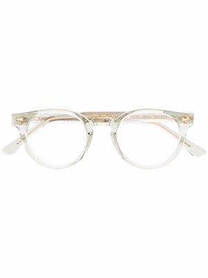 Ahlem lightweight transparent-effect round glasses - Neutrals
