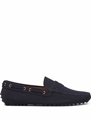 Car Shoe classic driving loafers - Blue