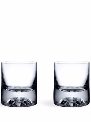 Nude Shade set of two whiskey glasses - White