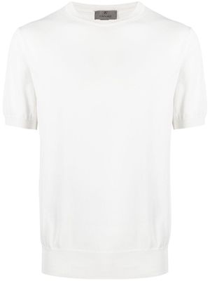 Canali short-sleeved jersey T-shirt - White