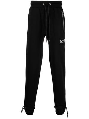 Iceberg logo-print track pants - Black