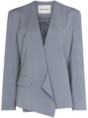 Low Classic single-breasted blazer - Blue