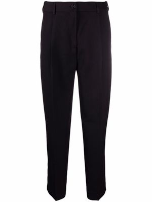 Acne Studios high-waisted straight-leg trousers - Black
