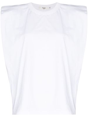 Frankie Shop Eva padded T-shirt - White