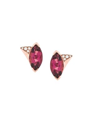 Shaun Leane 18kt gold and diamond Aerial earrings - Metallic