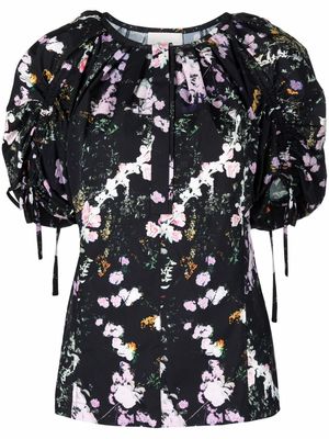 3.1 Phillip Lim floral-print blouse - Blue