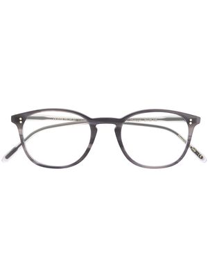 Oliver Peoples Finley square-frame glasses - Black