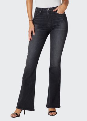 Holly High-Rise Five-Pocket Flare Jeans
