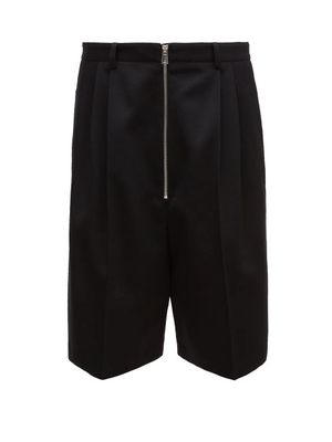 Loewe - Zipped Bermuda Shorts - Mens - Black