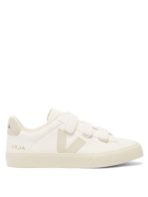 Veja - Recife Velcro-strap Leather Trainers - Womens - White