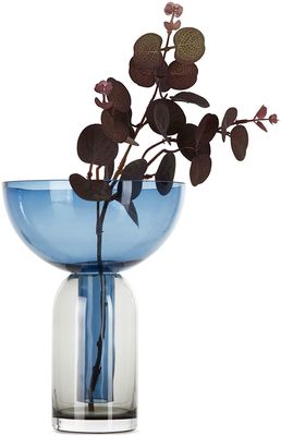 AYTM Black & Navy Small Torus Vase