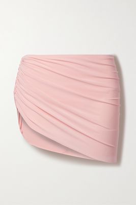 Norma Kamali - Diana Ruched Bikini Briefs - Pink