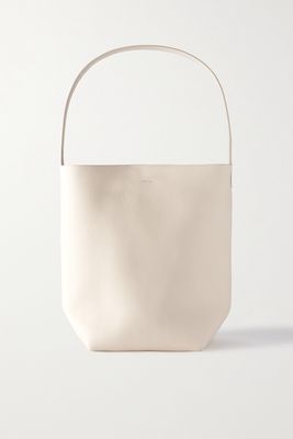 The Row - N/s Park Medium Textured-leather Tote - Ivory