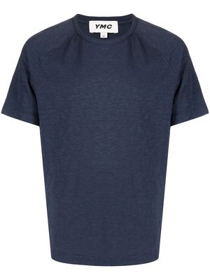 YMC television raglan T-shirt - Blue
