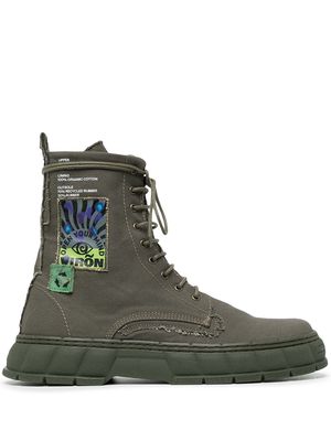 Virón 1992 Army Tent lace-up boots - Green