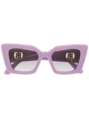 Burberry Eyewear Daisey TB Monogram sunglasses - Purple