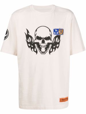 Heron Preston skull-print T-shirt - Neutrals