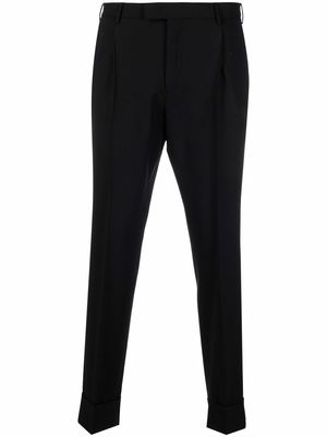 Pt01 slim-cut straight-leg trousers - Black
