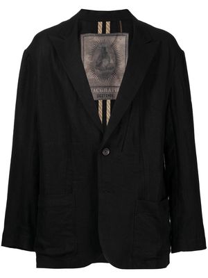 Ziggy Chen peak-lapel single-breasted jacket - Black