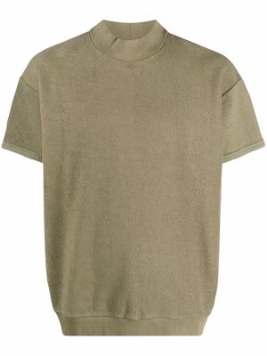 Fear Of God burlap-effect crewneck T-shirt - Green