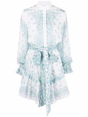 Alexandre Vauthier paisley-print short dress - White