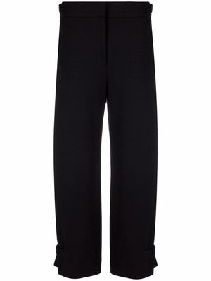 Tory Burch high-waisted cropped trousers - Black