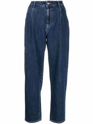 P.A.R.O.S.H. high-waist tapered jeans - Blue