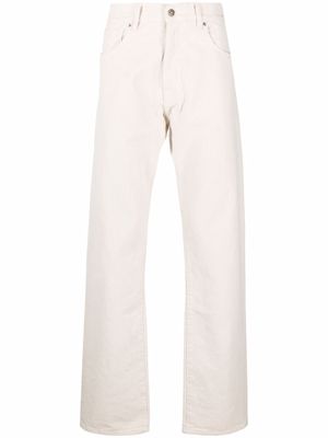 424 baggy logo-patch trousers - Neutrals