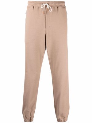 Eleventy drawstring-waist sweatpants - Brown