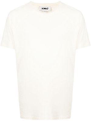 YMC Television raglan T-shirt - White