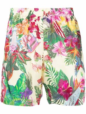 Golden Goose tropical print Bermuda shorts - Pink