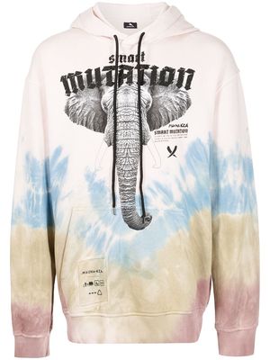Mauna Kea Smart Mutation-print hoodie - Pink