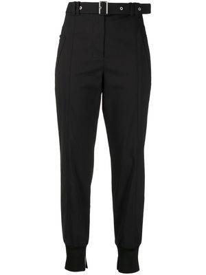 3.1 Phillip Lim belted tapered trousers - Black