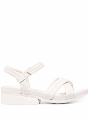 Camper Minikaah cross strap sandals - White
