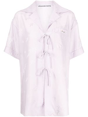 Alexander Wang jacquard pajama-style shirt - 532