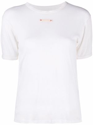 Maison Margiela signature-patch T-shirt - White