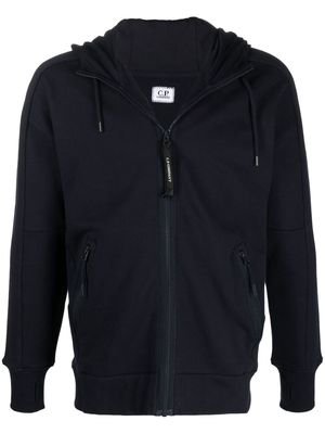 C.P. Company zip-fastening Goggle hoodie - Blue