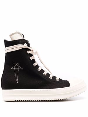 Rick Owens DRKSHDW high-top lace-up sneakers - Black