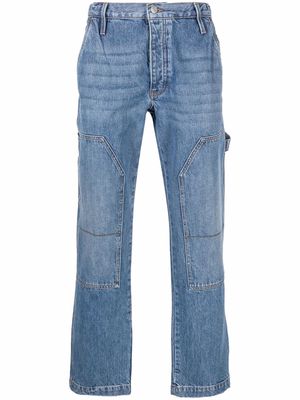 FRAME Workwear straight-leg jeans - Blue