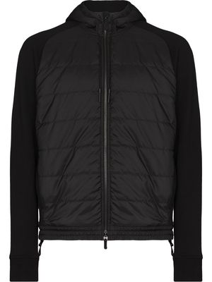Ermenegildo Zegna hooded quilted jacket - Black