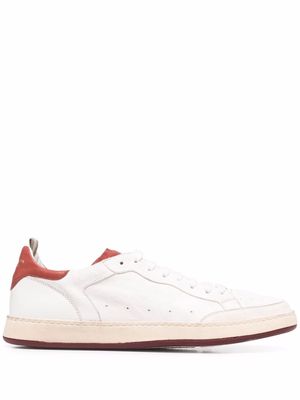 Officine Creative colour-block low-top sneakers - White