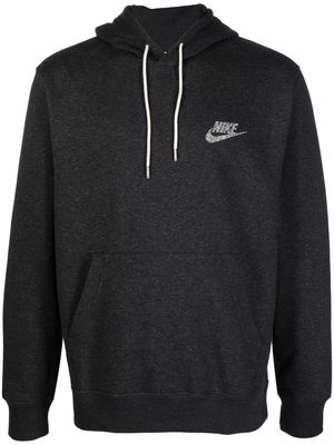 Nike chest logo-print hoodie - Black